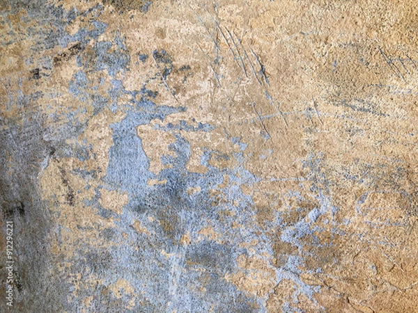 Obraz Vintage design background, grunge, old house facade