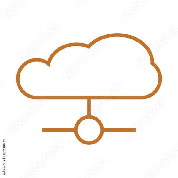 Fototapeta Cloud Icon Design