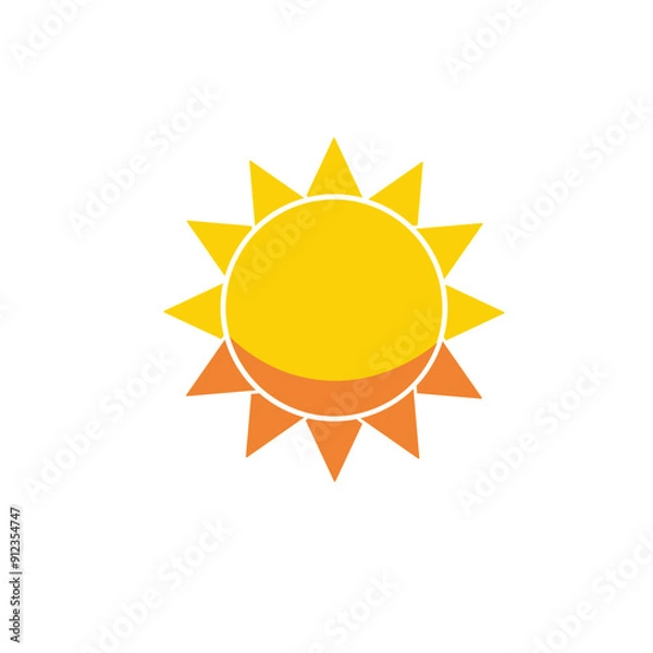Obraz Soleil flat design