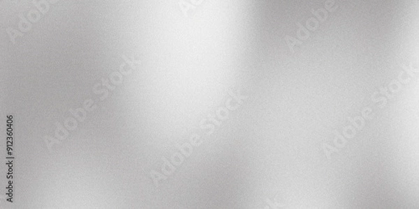 Fototapeta Abstract light silver background with grain texture reflecting light