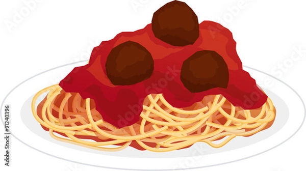 Obraz Plate of Spaghetti