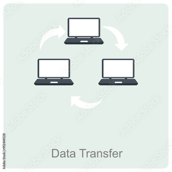 Fototapeta Data Transfer
