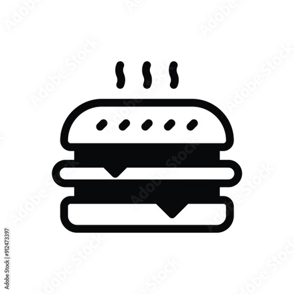 Fototapeta  Burger vector icon