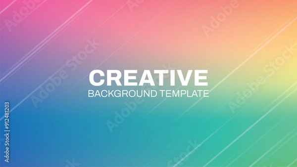 Fototapeta Premium Vector Gradient Mesh Background Template