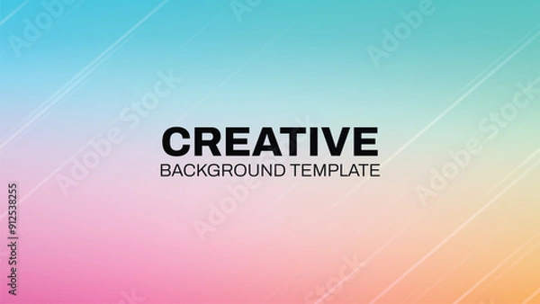 Fototapeta Premium Vector Gradient Mesh Background Template