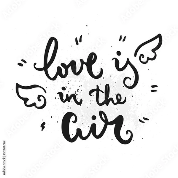 Obraz Hand drawn lettering poster