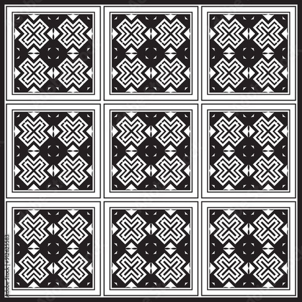 Obraz Seamless pattern geometric texture, seamless vector background. Abstract Patterns, 6 set Patterns
Modern stylish texture. Repeating geometric tiles Designs 