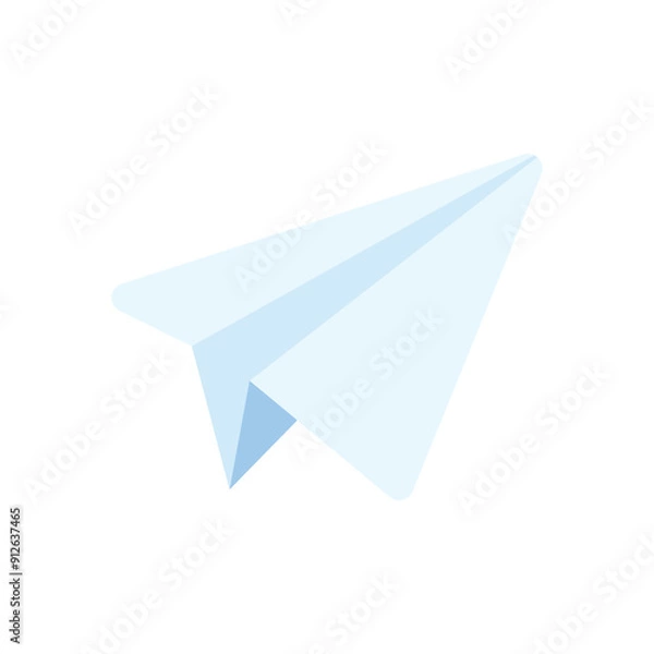 Fototapeta Paper plane vector icon