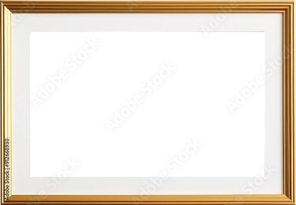 Obraz Empty gold frame