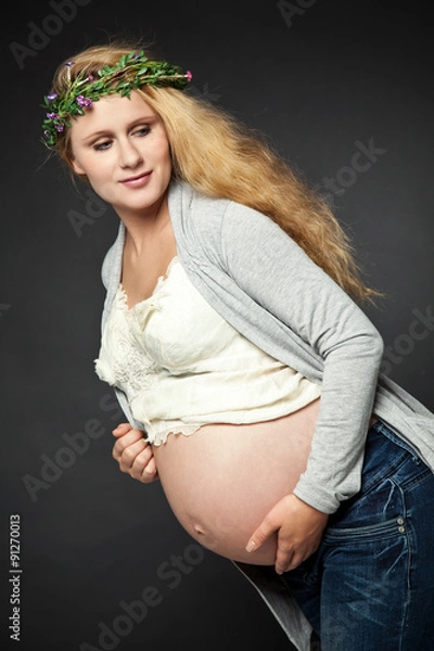Fototapeta wunderschöne Schwangerschaft