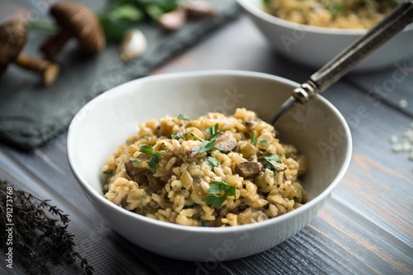 Obraz Mushroom Risotto