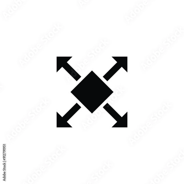 Obraz Size icon vector design trendy