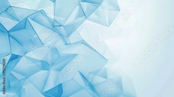Obraz The Striking Blue Minimalist Abstract Background: A Simple yet Captivating Visual Element. Inspiring Creativity and Evoking a Sense of Calm.