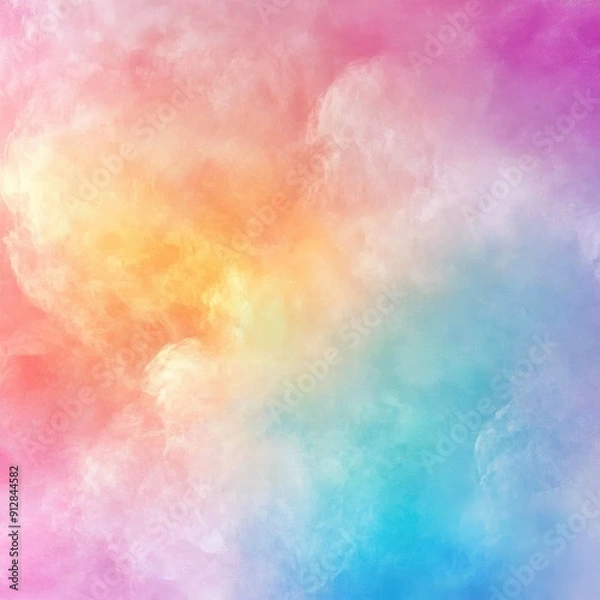 Fototapeta Abstract pastel color gradient with soft transitions, calming background