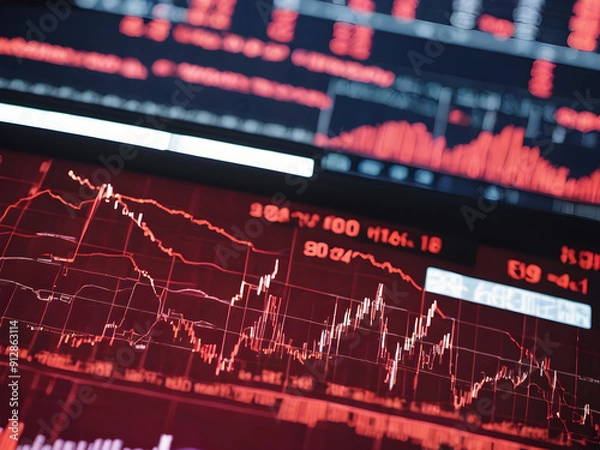 Fototapeta Stock Market Crash 