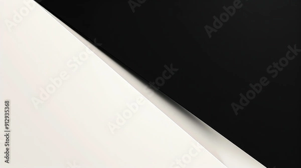Obraz Abstract background black white diagonal gradient contrast dark bright simple minimal modern geometric shape