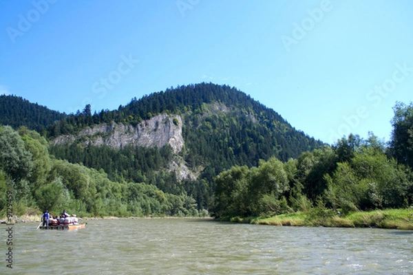 Obraz Rafting at Dunajec