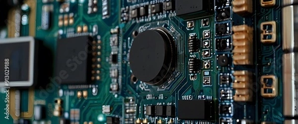 Fototapeta computer circuit board