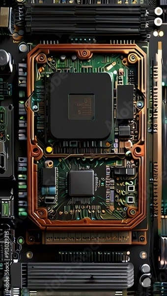 Obraz electronic circuit board