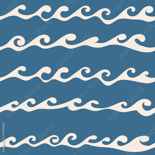 Fototapeta seamless japanese pattern