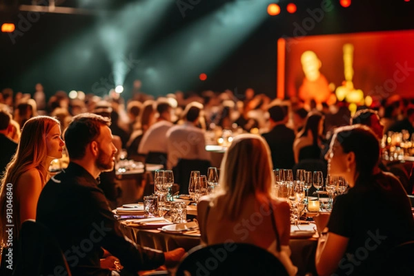 Fototapeta The gala dinner will be the final chord of the event. And this will not be the end, but only the beginning of a new path - both for the company and for each guest