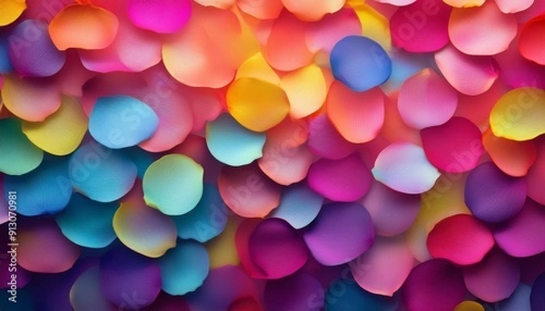 Fototapeta カラフルな花びら