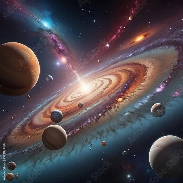 Obraz planet in space