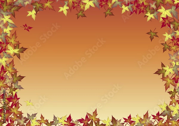 Fototapeta Fall Leaves Background