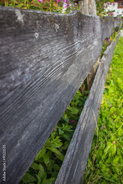 Obraz alter zaun hell