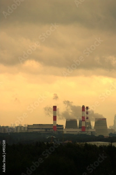 Obraz Global warming, pollution
