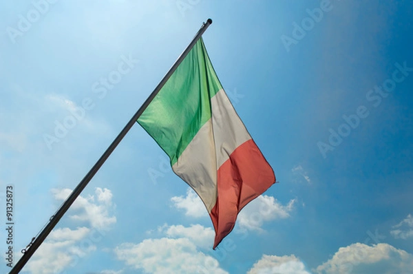 Fototapeta waving flag