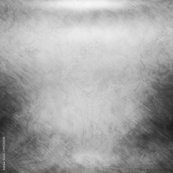 Fototapeta Silver metal texture