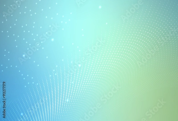 Fototapeta Light Blue, Green vector Illustration with set of shining colorful abstract circles.