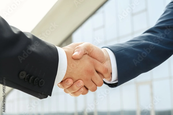 Obraz Handshake between business partners