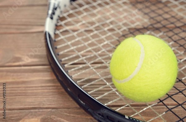 Obraz Tennis racket and ball