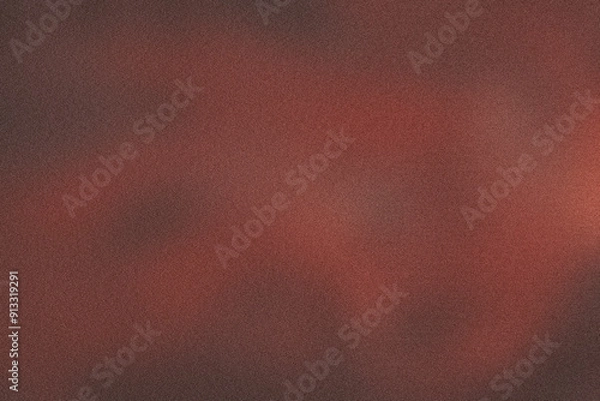 Fototapeta Abstract dark brown, red black gradient background texture with a grainy effect banner poster backdrop design