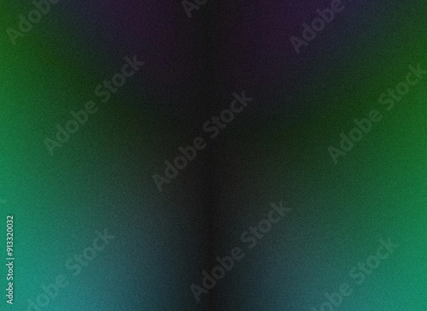 Fototapeta Dark Grainy Gradient Noise Texture Post Template Banner Backdrop Background Header
