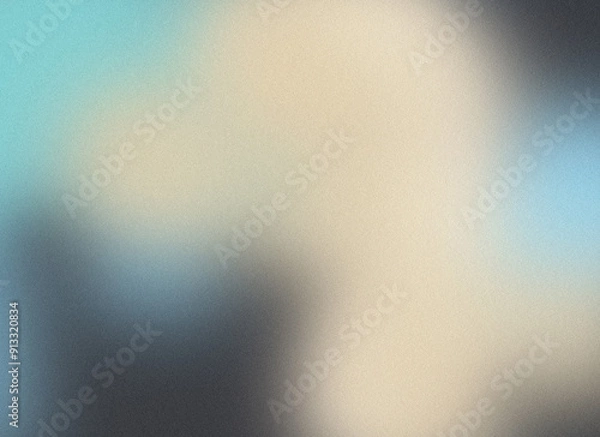 Fototapeta Soft Warm Color Grainy Gradient Noise Texture Background Backdrop Banner
