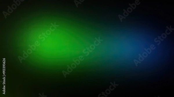 Fototapeta Abstract green and blue gradient background.