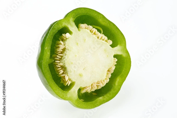 Fototapeta Sweet pepper chilli slice