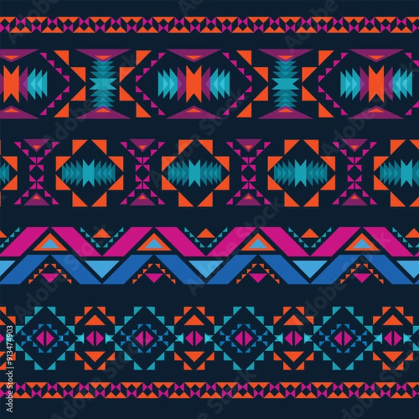 Obraz tribal pattern seamless vector element
