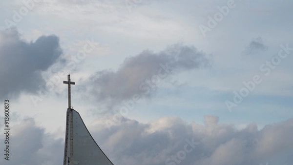 Obraz clouds over the sky