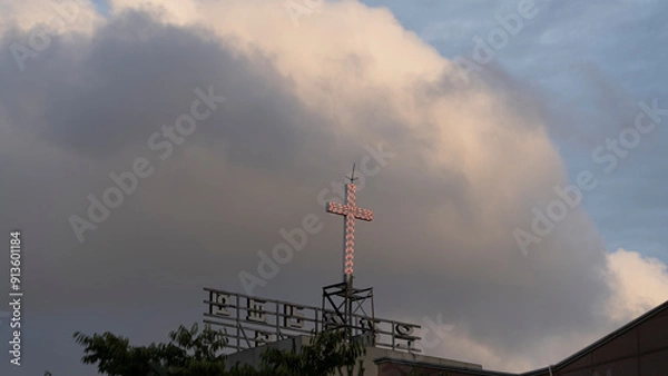 Obraz cross sky