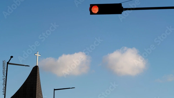 Obraz light on the sky