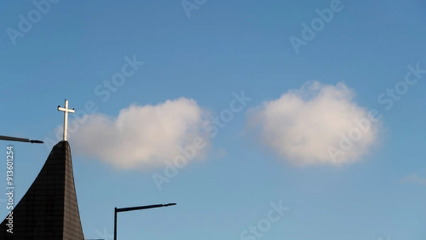 Obraz cross and sky