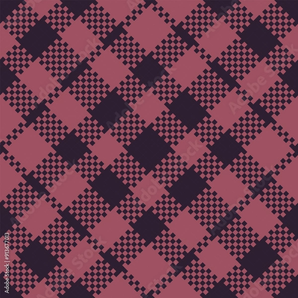 Fototapeta Tartan Plaid Vector Seamless Pattern. Traditional Scottish Checkered Background. Traditional Scottish Woven Fabric. Lumberjack Shirt Flannel Textile. Pattern Tile Swatch Included.