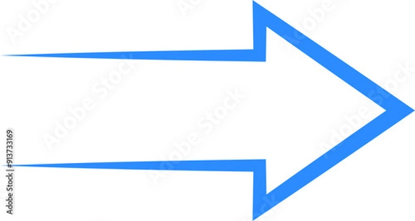 Fototapeta Arrow icon. Pointer icon.