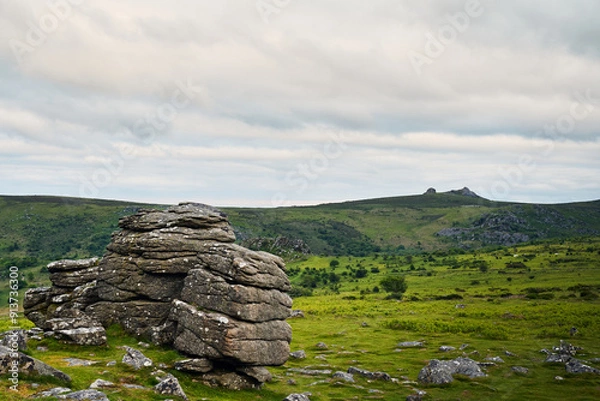 Obraz landscape with sky and clouds