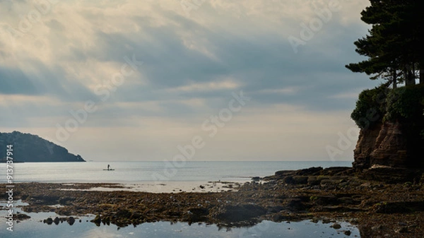 Fototapeta sunset on the beach