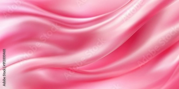 Fototapeta Pink Silk Fabric Texture